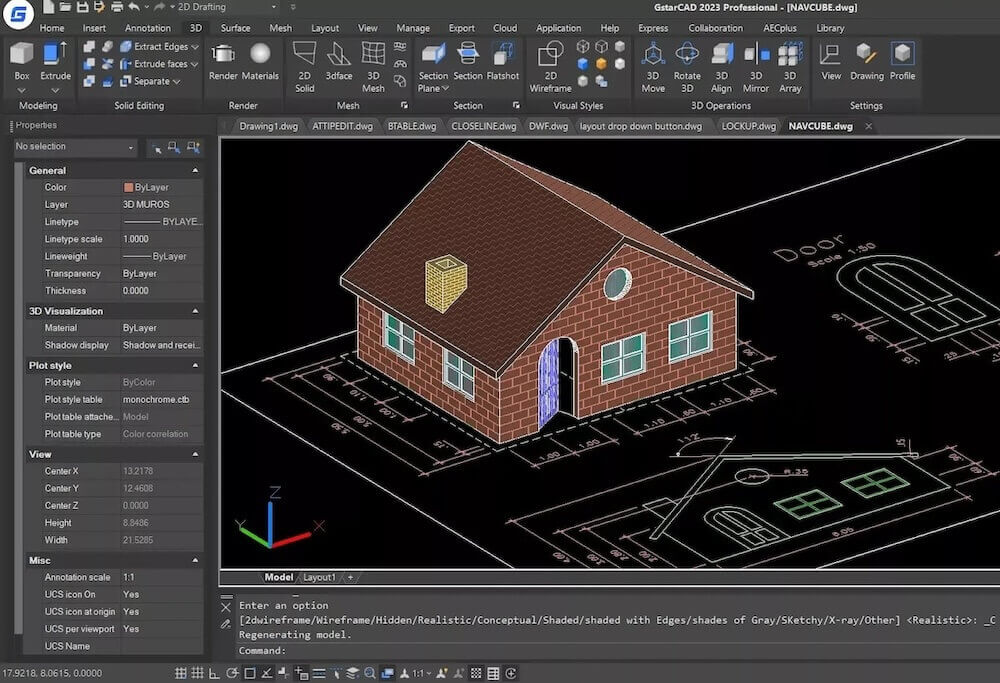 GstarCAD screenshot