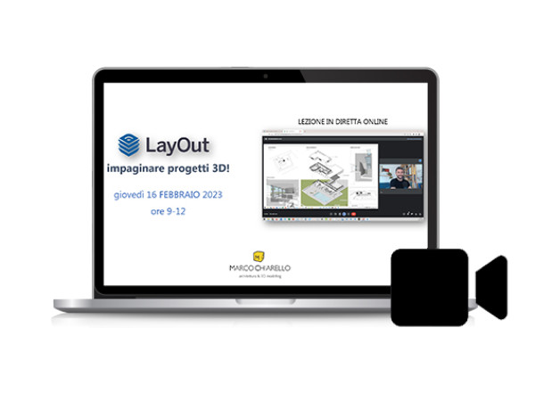 Lezione online in diretta online impaginazione con LayOut (3 ore)